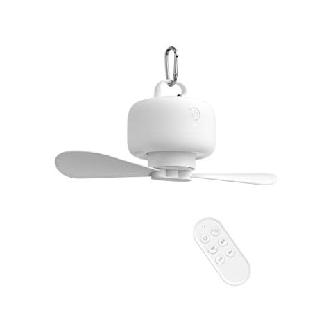 JISULIFE 8000mAh Ventilador de camping con pilas Cover