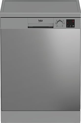 Lave-vaisselle pose libre BEKO Série b100 DVN06430X - 14 couverts - L60cm - 47 dB - Ouverture auto - Inox