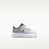 Nike Force 1 Low LV8 5 Zapatos para Bebé/Niños Pequeños (Summit White/Blanco/Plata Metálico/Negro) 6
