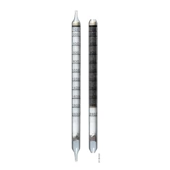 Draeger Safety CH29101 Glass Detector Tube, Detects for H2S, 100 to 2000 ppm Measuring Range, 20" Height, 20" Wide, 20" Length