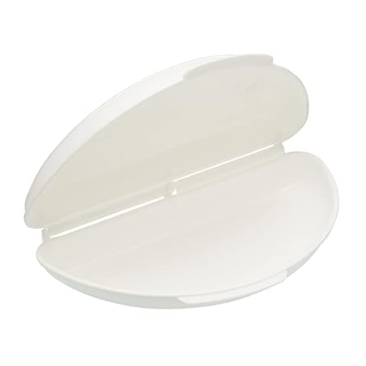 KitchenCraft Omelettform för Mikrovågsugn, Plast, Vit, 21 cm x 15 cm, KCMOMELETTE