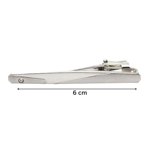 Image of TIE STUDIO Men's Metal tie pin | pack of 1 | Alloy Steel | Superior finishing | Packaging - Black box