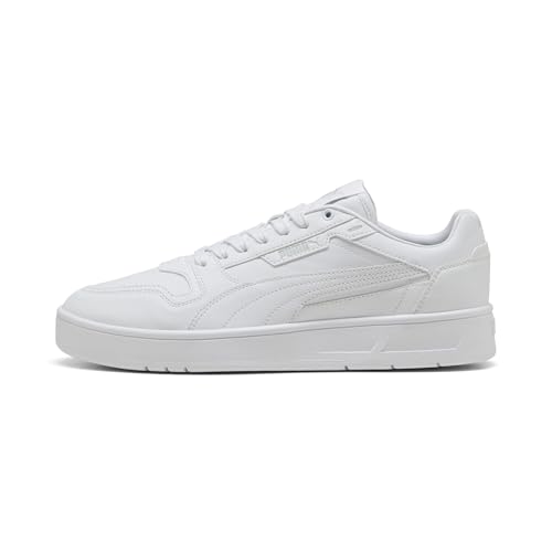 Puma Unisex Court Classic Street Sneaker, Puma Weiß, Puma/Weiß, kühles Dunkelgrau, 36 EU – Ansicht 3