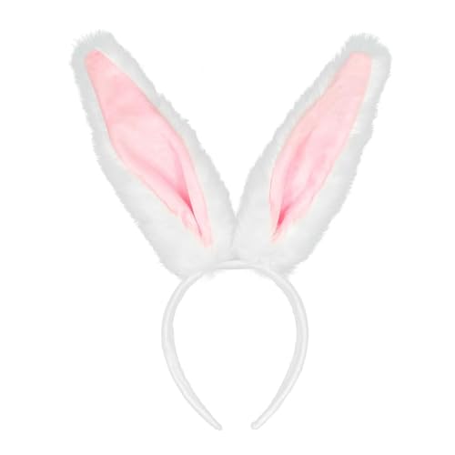 CERCTLA Orejas De Conejo, Diadema Forma De Oreja, Conjunto De Disfraz De Conejo Para Fiesta Cosplay Accesorios Disfraces Carnaval Pascua