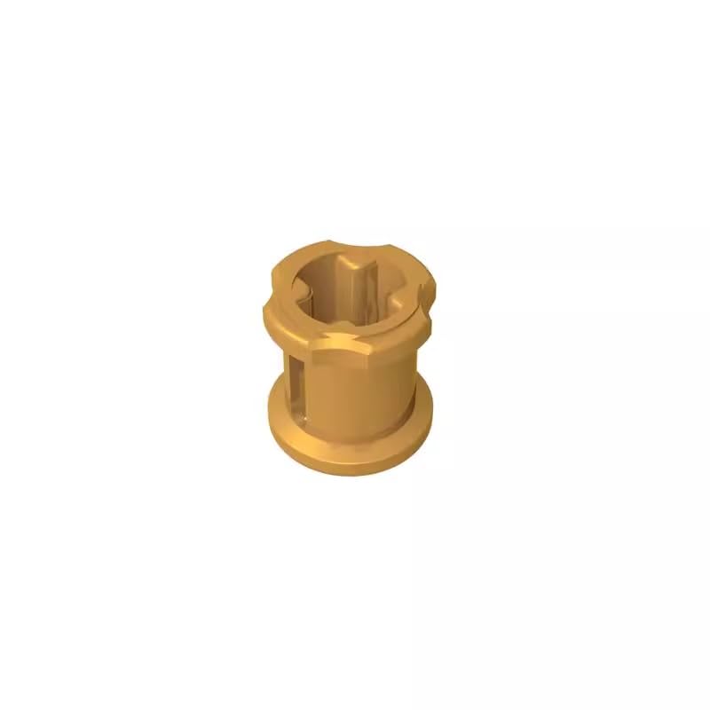 XYEIUGO 6590 Shaft Bolt Connection Technic Bush, Pearl Gold, 50 PCS