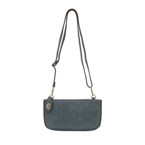 Image of Joy Susan Women's Fashion Purse Mini Crossbody Wristlet Clutch Handbag - Washed Denim