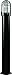 DABMAR LIGHTING D3170-B-MT Powder Coated Steel Bollard