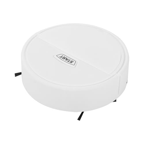 Robot aspirapolvere, pulitore robotico intelligente, 16 x 16 x 5 cm, aspirazione di sollevamento, pulizia delle superfici, ideale per casa, navigazione intelligente, legno duro, moquette, piastrelle