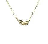 Seven Rings Gold Fill Necklace