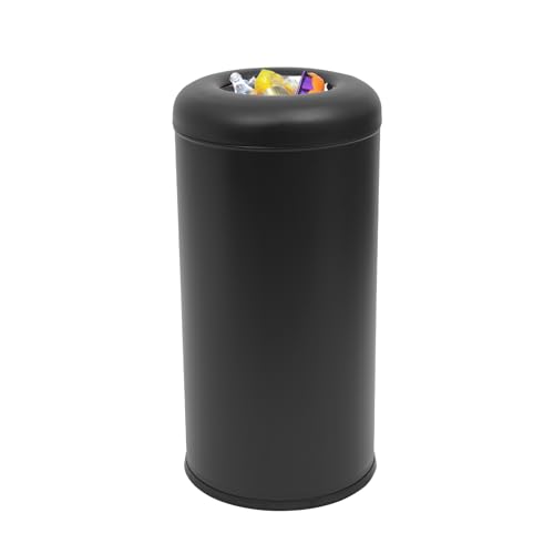 Caneca de basura abierta acero inoxidable 15.48 gal