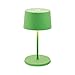 Produktbild Zafferano, Olivia Mini Lampe, Tragbare und Wiederaufladbare Tischlampe mit Touch Control, Geeignet für Wohnzimmer und Außenbereich, Dimmer, 2700-3000 K, Höhe 22 cm, Farbe Grün