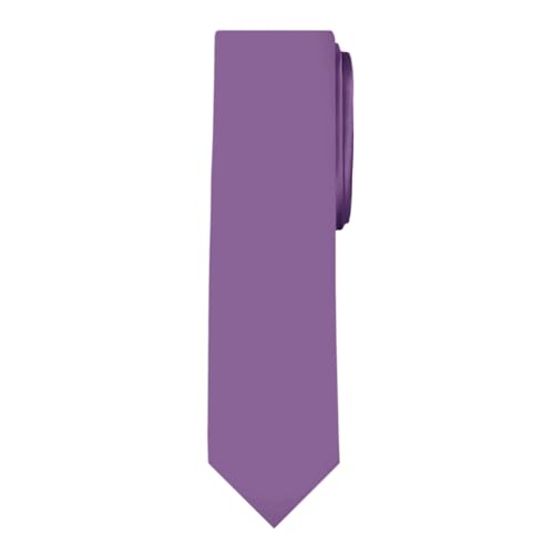 Image of Jacob Alexander Men's Slim Width 2.75 inch Solid Color Tie