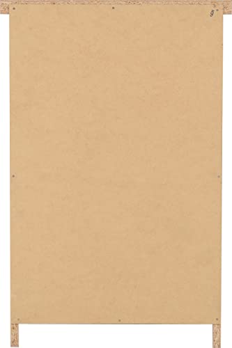 Seconique Nevada 3 Drawer Bedside in Grey Gloss/Light Oak Effect Veneer