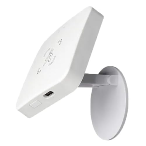 Solimery Detector de Presencia Tuya Zigbee con Soporte, Sensor PIR Inteligente de Cuerpo Humano, Radar MmWave, Detección de Sensor de Movimiento por Microondas