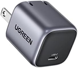 UGREEN Nexode Mini 20W PD 充電器 USB-C 急速充電器 【GaNFastⅡ(窒化ガリウム) 採用 超小型 折畳式プラグ PD3.0/PPS/QC4+規格対応/PSE技術基準適合】 タイプc iPhone16-8シリーズ/GalaxyS24-S10シリーズ/Google Pixelシリーズ/iPad/AirPodsなどに対応 CD318