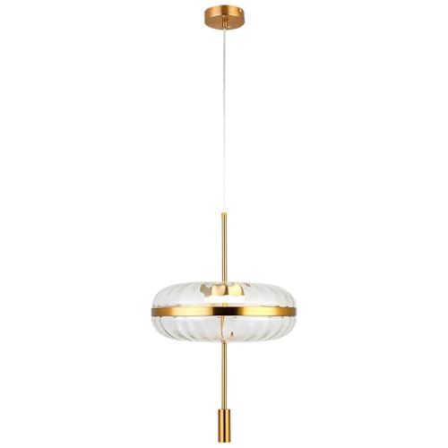 Chandelier en verre de luxe et suspension design nordique pour salon élégant