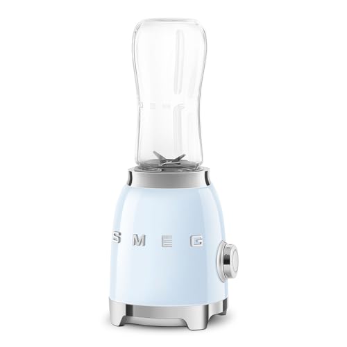 SMEG PBF01PBEU Mini licuadora Personal, Plastic, 2 Velocidades