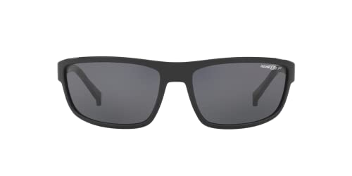 ARNETTE AN4259 Óculos de sol retangulares emprestados, Preto brilhante