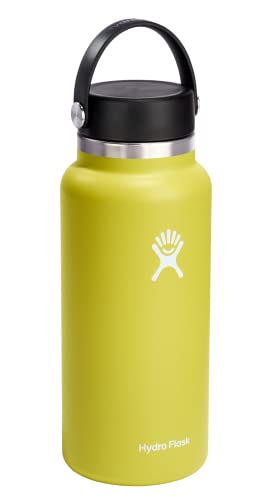 Hydro Flask 32 Oz Wide Mouth With Flex Cap Stainless Steel Reusable Water Bottle Cactus - Vacuum Insulated, Dishwasher Safe, Bpa-Free, Non-Toxic #TOP1