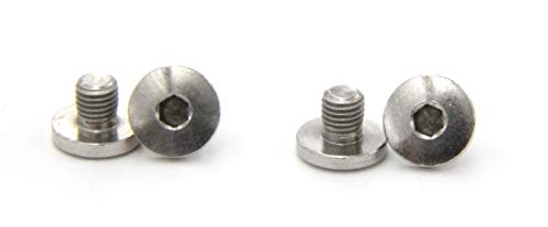 MTC Stainless Finish Hex Head Grip Screws for Sig Sauer P238 P938 - Heavy Duty