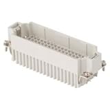 Gewiss GW77132 - Block/Verriegelung, männlich, 104 x 27, 108 Pole + Erde, 10 A, 250 V, Crimp/Winkel