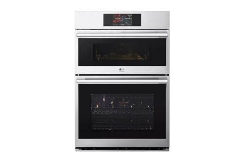 LG Studio WCES6428F 30 inch Stainless Combo Wall Oven 6.4