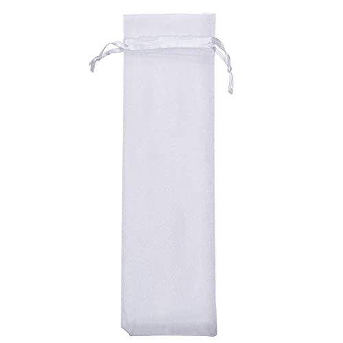 50 buste bianche in organza, 26 x 6 cm, ideali per...