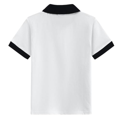 Toddler Boys Girls Polos Shirts Short Sleeve Kids Summer Casual School Uniform T-Shirts Cotton Soft Color Block Polos4
