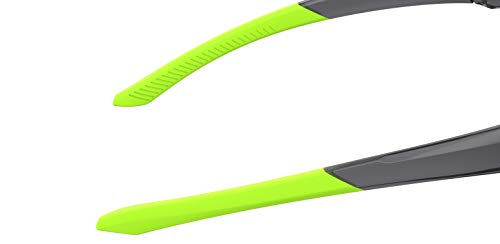 Under Armour Ua Playmaker Jr. Wrap Sunglasses, Gray Green/Green Multi, 69Mm, 9Mm #TOP5