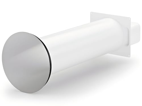 Naber Flow Star 125 F Mauerkasten, weiß/Edelstahl