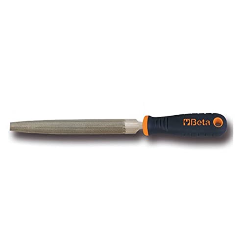Image of Beta 17190058 Model 1719Bm A/M Half Round Second Cut File, Plastic Handles, 8"/200mm