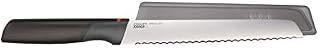 Joseph Joseph 10533 Elevate 8" Bread Integrated Knife Rest-Orange, Stainless-steel