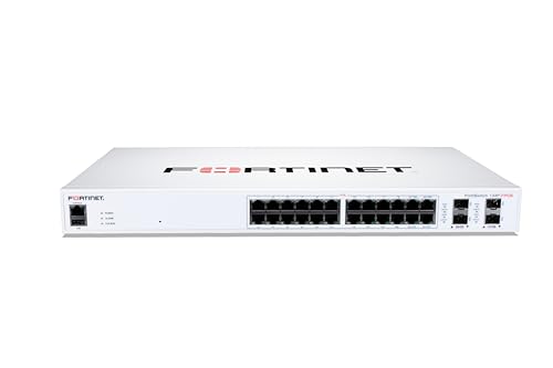 Image of FORTINET FortiSwitch 124F-FPOE - FS-124F-FPOE, L2+ Managed POE Switch with 24GE + 4SFP+, 24port POE. Rack Mountable