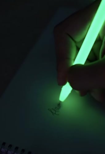 Image of XO Glow in the Dark ball Pens, Pack of 10, blue black red mix