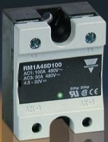 CARLO GAVAZZI RM1A23A75 1-Pole Panel Mount SSR, Built-in OVERVOLTAGE Protection, Control Voltage UC 20-280 VAC / 22-48 VDC, Operating Voltage UE 24 265 VAC 650 VP, Rated Current IE 75