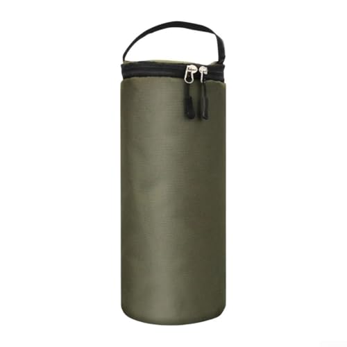 FUANA Bolsa de transporte multiusos para tanque de gas de camping con asas y doble cremallera para un fácil acceso, como lo muestra la imagen, Large Green