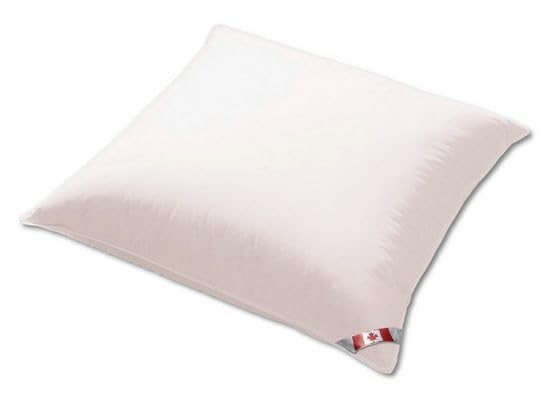 Daunenkopfkissen „3 Kammer Kopfkissen Canada“, 90% Daunen, KÜNSEMÜLLER, 80x80 cm, Außen soft, Innen gute Stützwirkung