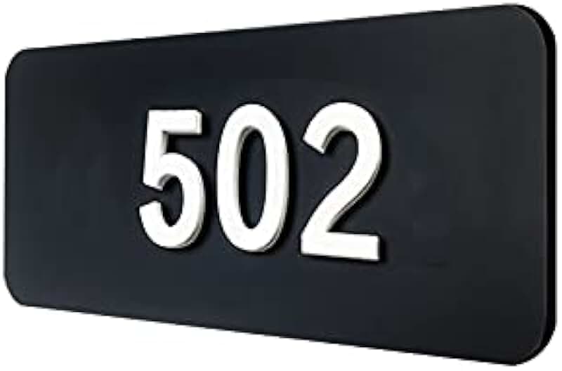 reflective house numbers