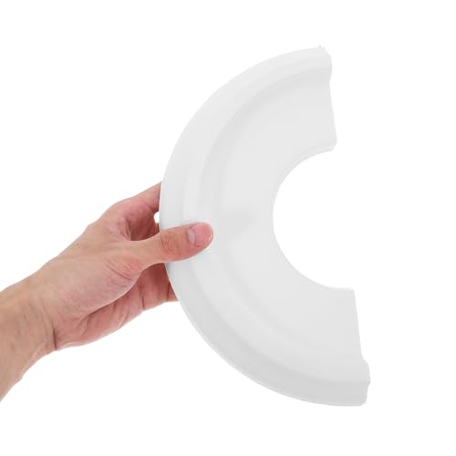Lámpara de techo medallón de poliuretano blanco para decoración de interiores 4