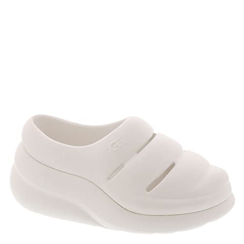 UGG Women's Sport Yeah Clog, Bright White, 12