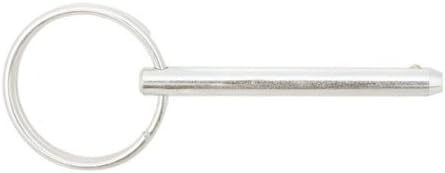 3/8 Dia, 1.30 Grip Lg, Quick Release Pins, Steel (1 Each)