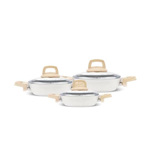 KARACA Swiss Crystal 6 Piece PAN Set Creamy
