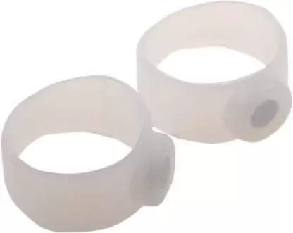 AccuAlleve silicon ring Massager toe ring1 Acupressure Slimming Magnetic Toe Ring Foot Massage Fat Weight Loss Health silicon ring Massager