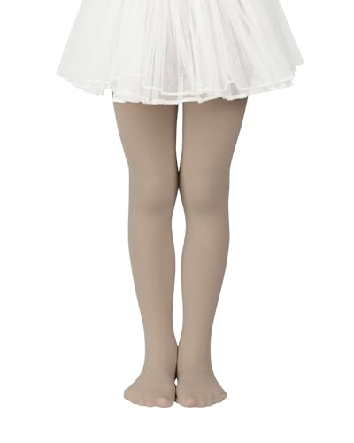 Image of Century Star Girls Ballet Tights for Toddler Kids Dance | Ultra Soft, Opaque, Stretchy With A Comfy Fit-Ideal For Ballet Dance, School Uniforms, Recitals, Halloween And Daily Wear.