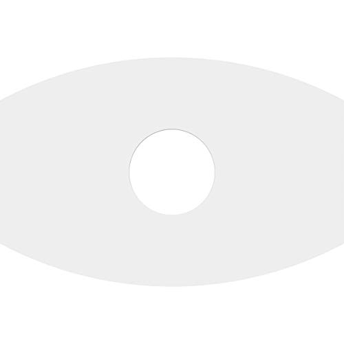 Image of Ekena Millwork CMP16X10KY-04000 Kailey Architectural Grade PVC Contemporary Urethane Ceiling Medallions 16 inchW x 10 5 /8 inchH x 4 inchID x 8 1 /2 inchC x 1 inchP