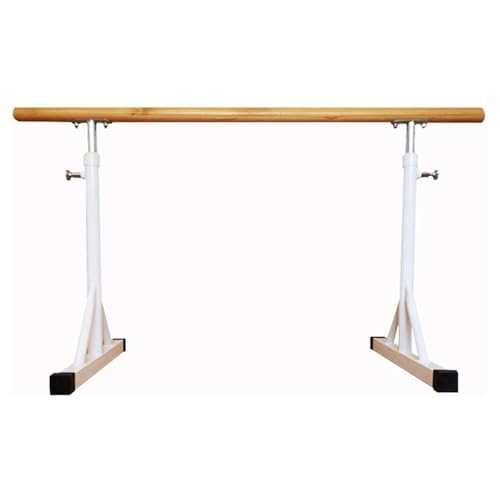 IXIETY Freistehende tragbare Ballettstange, höhenverstellbare Stretchstange von 80–120 cm, Mobile Ballettstangenausrüstung for Fitnessstudio, Tanzstudio (Color : White, Size : 100cm)