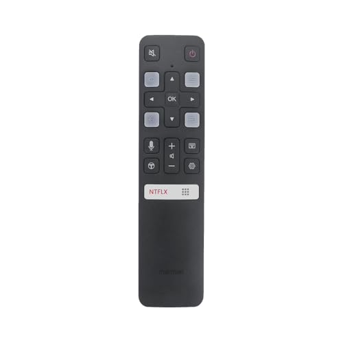 Image of marman Compatible TCL Smart Tv Remote Control Original with Bluetooth and Voice Command for Model RC802V FMR1 with Google Assistant & Netflix Hot Keys Pairing Must !