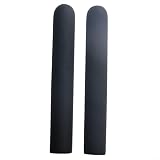 2 x PVC-Griffabdeckungen für elliptische Arme, Rudergeräte, Rechen, Schaufeln und Moppgriffe (200 mm)