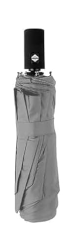 Image of MRTLLOA Automatic Large Size Foldable Umbrella with Travel Cover for Man and women - 3 fold Windproof Umbrella (GREY)