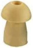 Sanibel 53505 AZE Mushroom Plug, 13 mm, Pack of 100, Yellow